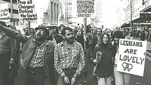 Sydney Gay and Lesbian Mardi Gras protestors (AAP)