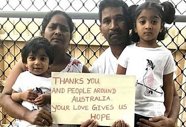 Which community rallied to support the Murugappan family's asylum case?