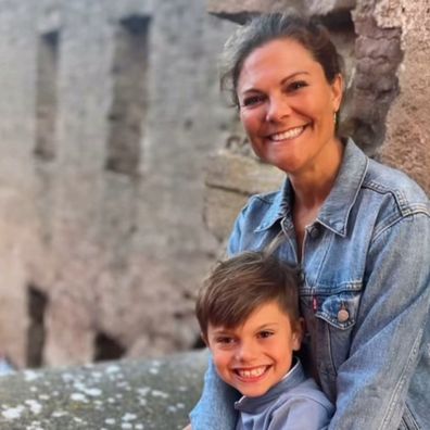 Crown Princess Victoria of Sweden summer holiday family Prince Oscar