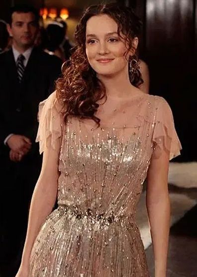 Gossip Girl character Blair Waldorf wore a similar Jenny Packham dress on the show with many comparisons drawn at the time