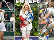 Stars watch big names in action at Wimbledon
