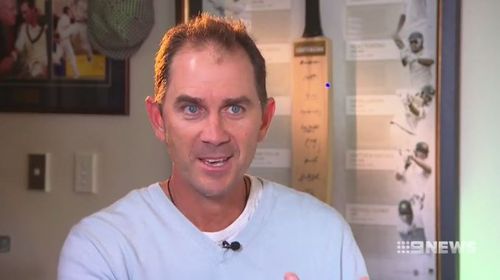 New Australian cricket coach Justin Langer has spoken to 9NEWS about securing his dream job. (9NEWS)