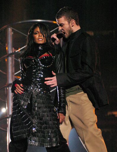 Janet Jackson,Justin Timberlake, perform, Super Bowl, nipple