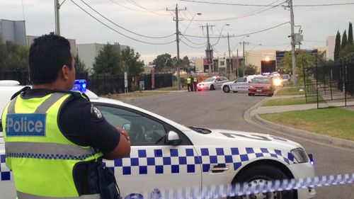 The scene at Campbellfield. (Andrew Nelson, 9NEWS)