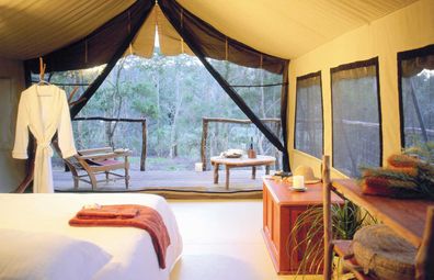 Paperbark Camp Deluxe Jervis Bay glamping