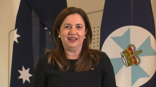 Queensland Premier Annastacia Palaszczuk gives a COVID-19 update 