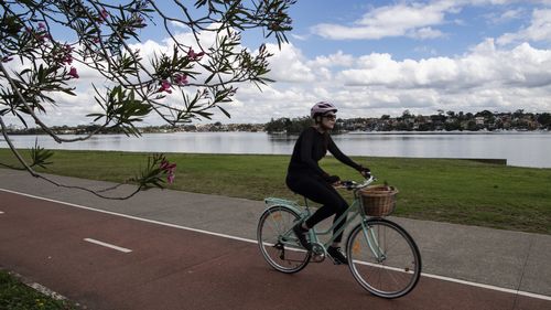 The cycleway links up with the popular Bay Run in Sydney's inner west.