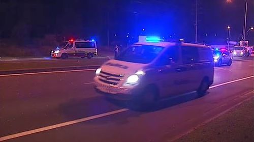 Almost 3000 Gold Coast residents were left without power after the crash. Image: 9News 