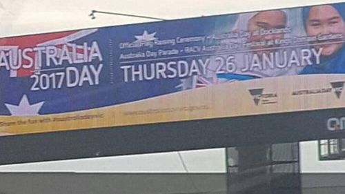 Australia Day billboard featuring hijab-wearing women sparks social media debate 