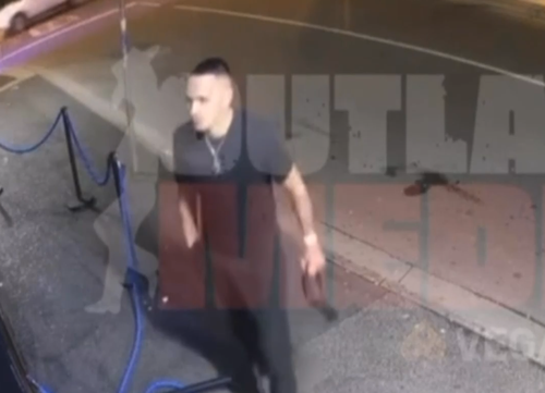 Ugle-Hagan was seen casually re-entering the nighclubï»¿ after witnessing a scuffle.