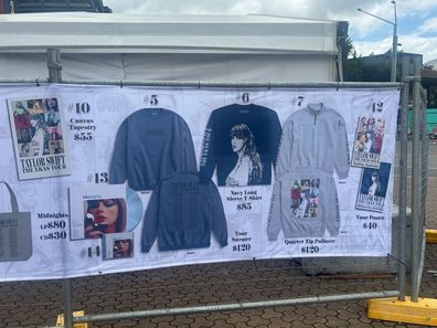 Taylor Swift merchandise Sydney