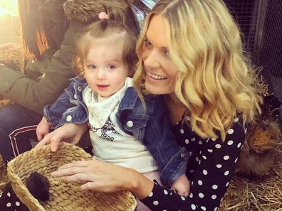 Erin Molan and her daughter