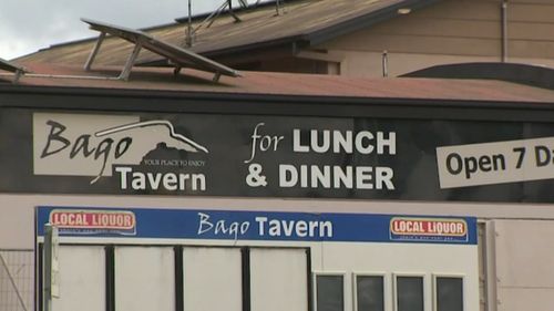 The Bago Tavern on the Mid North Coast was held up by armed robbers last night. Picture: 9NEWS
