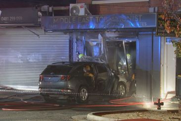 Tobacco stores in Melbourne&#x27;s north-west have been rammed and then set alight in two separate attacks overnight