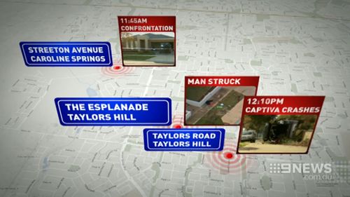 Police are investigating at three different locations. (9NEWS)
