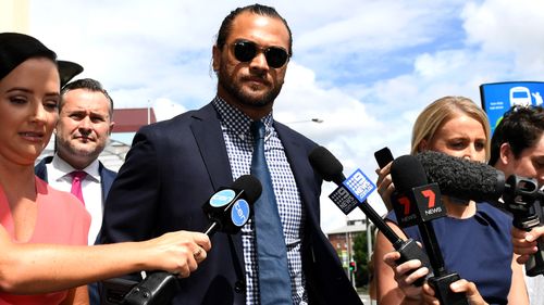 Karmichael Hunt was fined $600 by a Brisbane court.