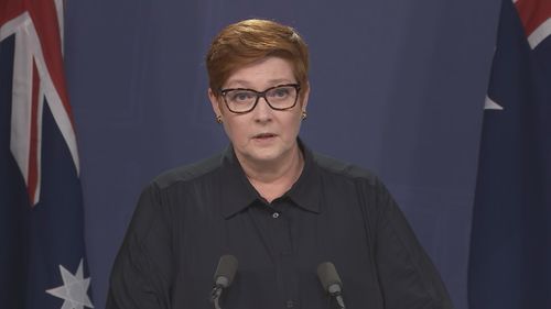 Foreign Minister Marise Payne is seeking advice to enable Australia to directly sanction Russian President Vladimir Putin and Foreign Minister Sergey Lavrov. 