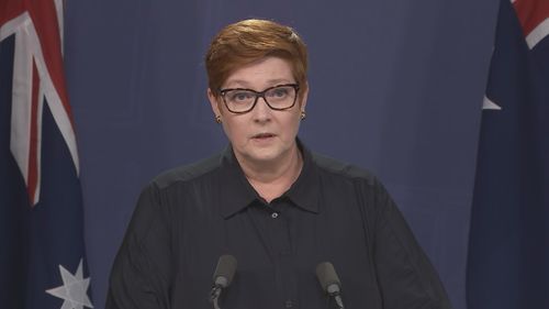 Il segretario di Stato Marise Payne chiede consiglio per consentire all'Australia di imporre sanzioni dirette al presidente russo Vladimir Putin e al ministro degli Esteri Sergei Lavrov. 