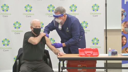 President-elect Joe Biden emphasied the importance of wearing masks, social distancing and washing hands to help control the coronavirus pandemic after he took his second dose of the COVID-19 vaccine.