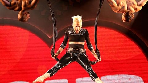 Nude jokes, baby matchmaking and stunning stunts: Pink's concert reviewed