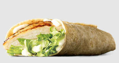 McDonalds: Wholemeal Grilled Chicken Snack Wrap - 217 calories