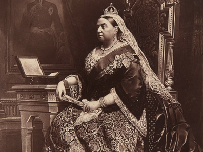 Queen Victoria during her Diamond Jubilee in 1897.