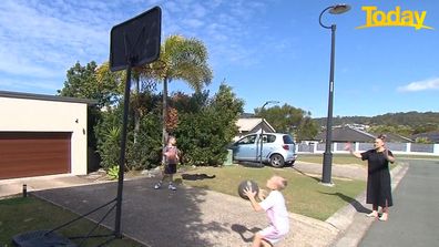 Mandy Overton basketball hoop Gold Coast council fine threat
