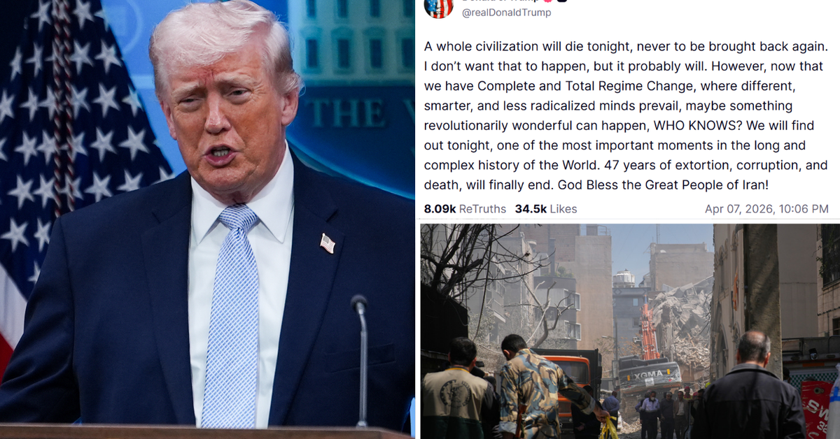 'A whole civilisation will die tonight': Trump threatens annihilation