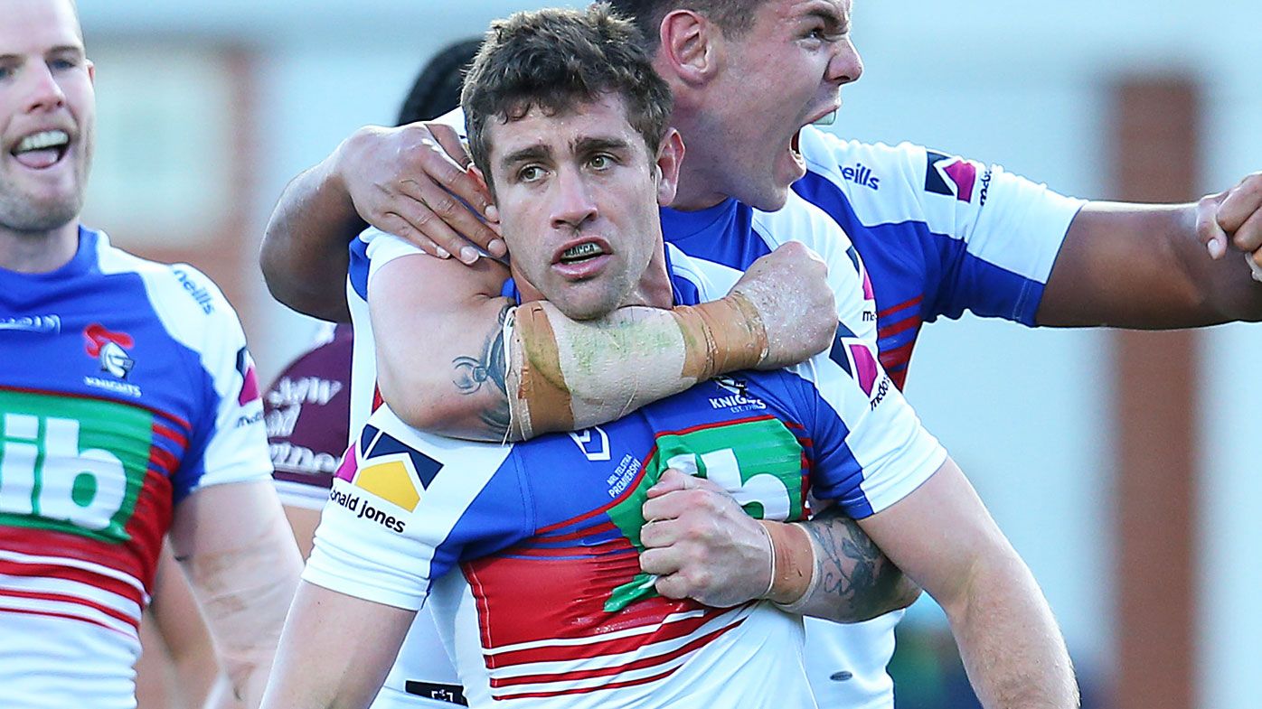 Andrew McCullough saves a crucial win for the Newcastle Knights.