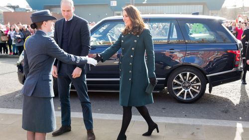 Prince William and The Duchess of Cambridge are expecting their third child in April. (AAP)