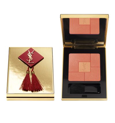 <p>Yves Saint Laurent Red &amp; Fire Ltd Chinese New Year Palette, $75.</p>
<p>Inspired
by Yves Saint Laurent&rsquo;s 1977 Chinese collection and his interpretation of
Chinese art of knot work. Firstly, it's gorgeous - secondly, it's a traditional symbol of both wealth &amp; joy.</p>