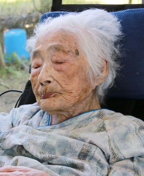 Nabi Tajima was born on August 4, 1900, and was the last surviving child of the 19th century. (AAP)