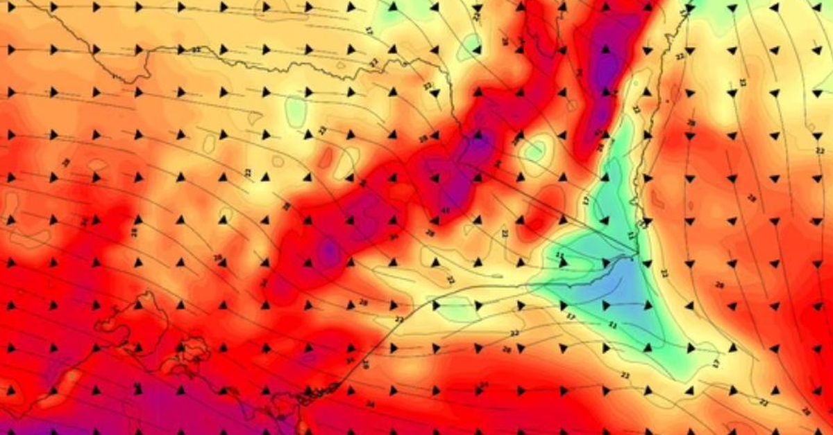 Wild winds and temperatures nudging 40 degrees across three states