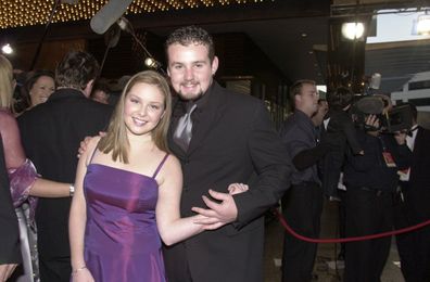 Kate Keltie and Ryan Maloney at the TV Week Logies 2000 at the Crown Casino in Melbourne.