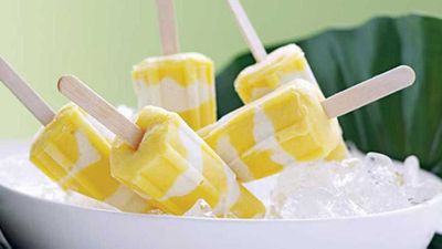 Recipe:&nbsp;<a href="https://kitchen.nine.com.au/2016/05/17/14/22/mango-frozen-yogurt-swirls" target="_top">Mango frozen yogurt swirls</a>