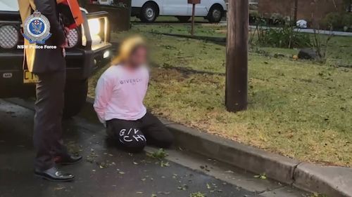 Six men have been arrested over an alleged brawl at a Sydney shopping centre.