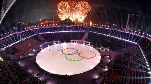 The Winter Olympic Games in Pyeongchang, South Korea have officially come to a close with the handover of the flag to Beijing, China who will host the 2022 games. (AAP)