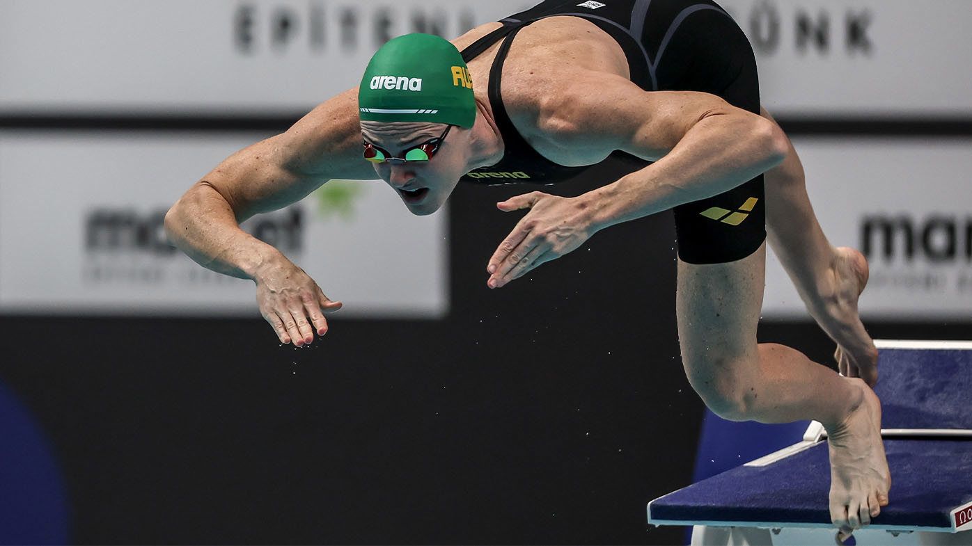 Cate Campbell launches.
