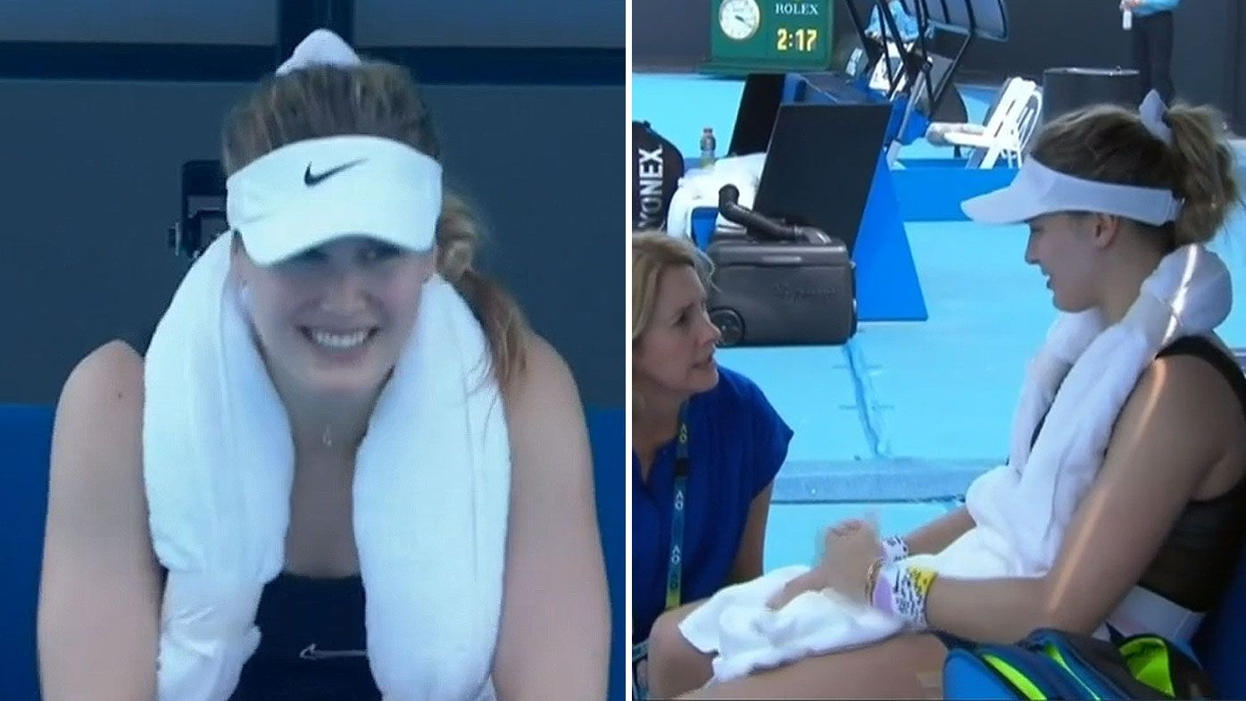 Eugenie Bouchard complains of 'spikes in her lungs' as smoke haze causes havoc at Australian Open qualifying