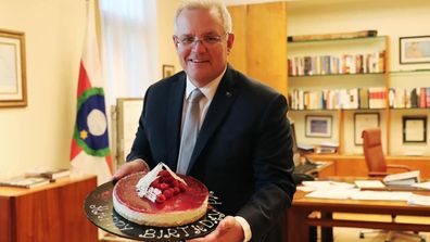 Scott Morrison on his birthday May 13, 2020