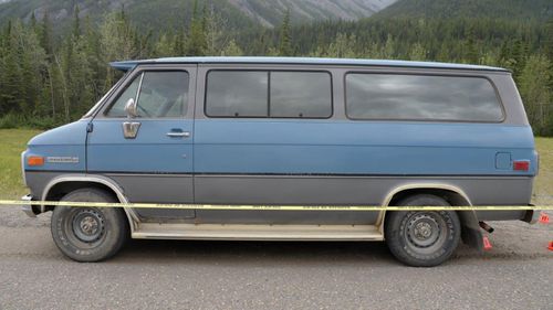 The couple's bodies were found not far from their blue Chevrolet van.