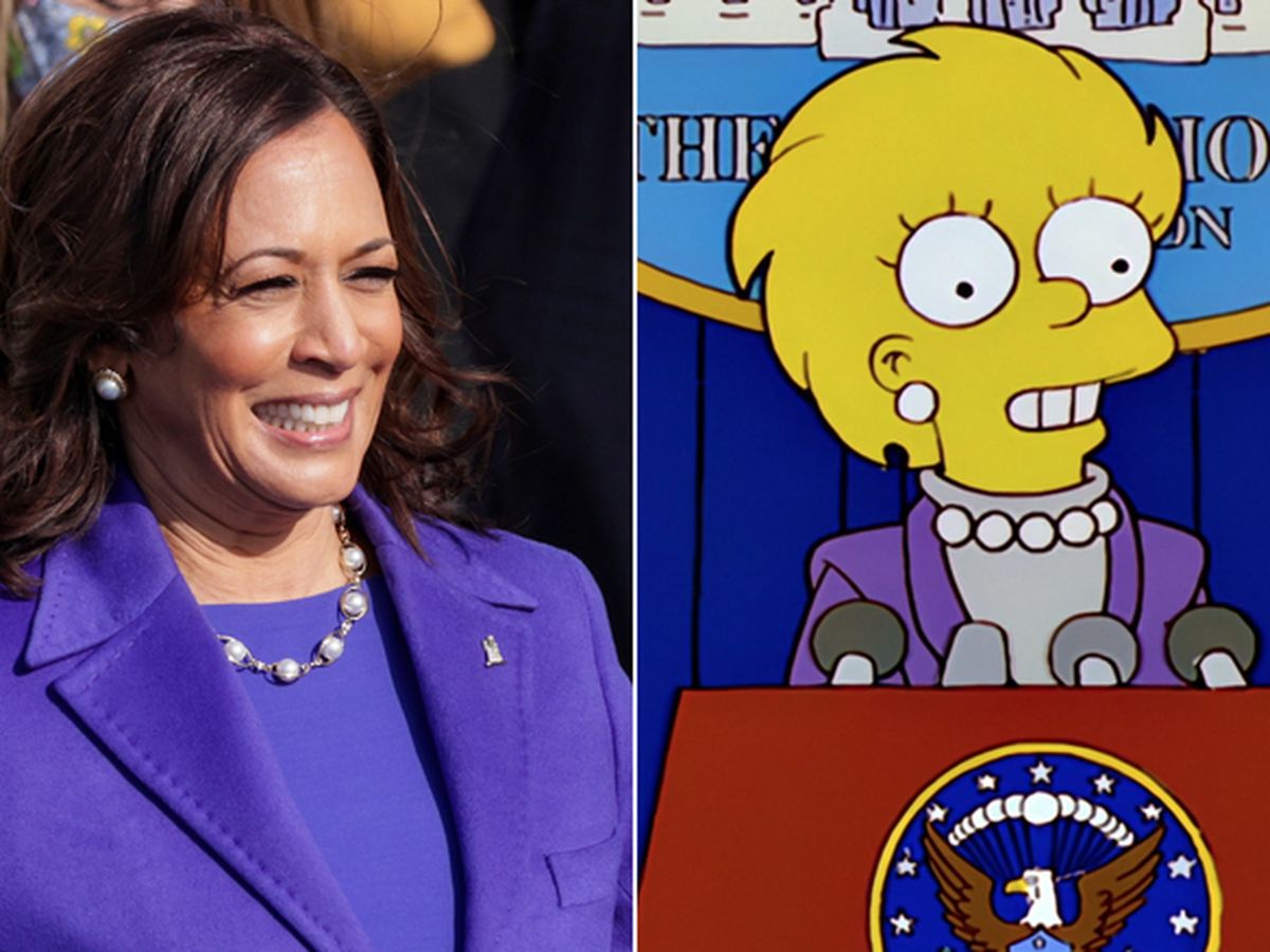 The Simpsons Predicts Future Again With Kamala Harris Inauguration Outfit