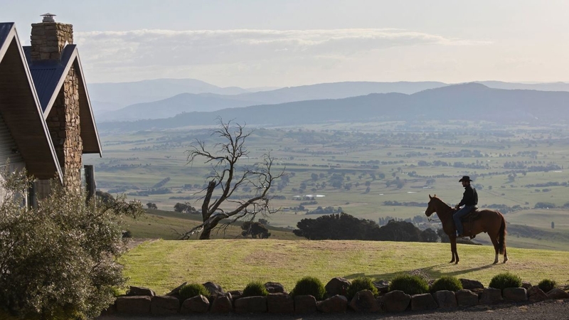 Touch of Hollywood at $5 million Aussie high country ranch