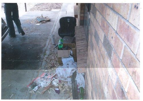 Police have released the images of the house Chloe was living. (Supplied)