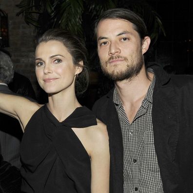 Andrew Saffir (Founder of The Cinema Society), Keri Russell, Shane Deary.