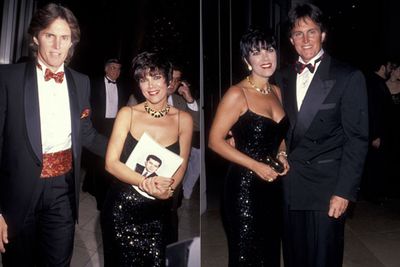 Before they had their own TV show, Kris and Bruce were still walking red carpets. Here they are at two separate gala events. Is Kris recycling that outfit? Thrifty.