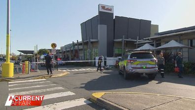 It is alleged the attack happened on a pedestrian crossing outside a Westfield shopping centre in Helensvale.