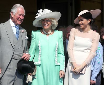 King Charles, Camilla, Queen Consort, and Meghan Markle