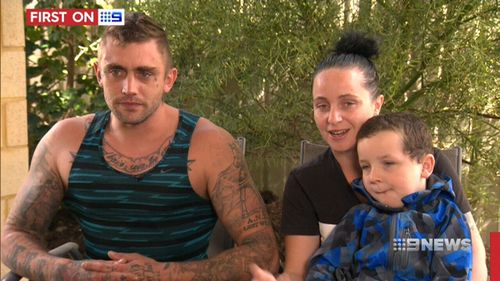 Matthew's family say Virgin staff were not equipped to treat the burn. (9NEWS)