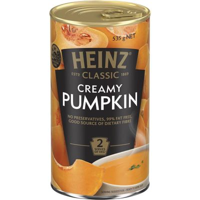 Heinz Classic Creamy Pumpkin Soup Canned Vegetable Soup - 220 mg sodium